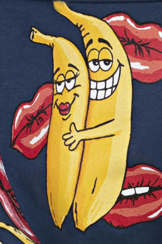 Pánské boxerky 010/70 Bananas - CORNETTE džínová XL