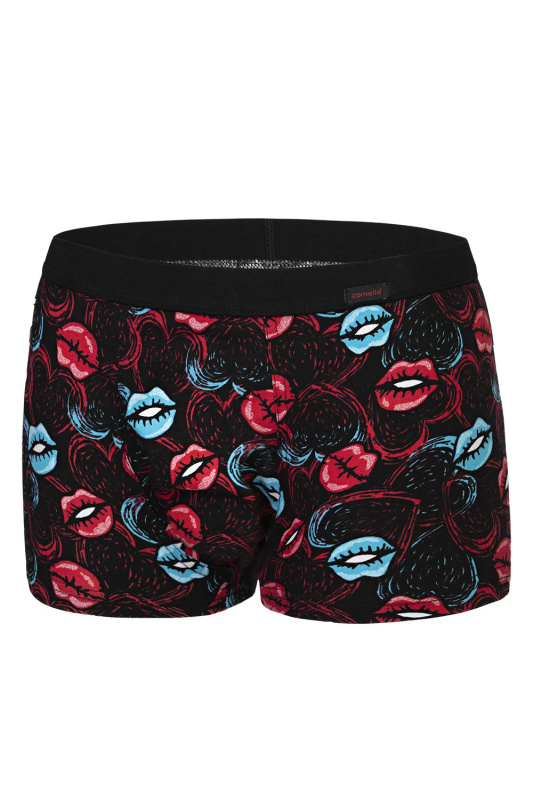 Cornette Valentine's Hot lips 010/72 barva:černá S