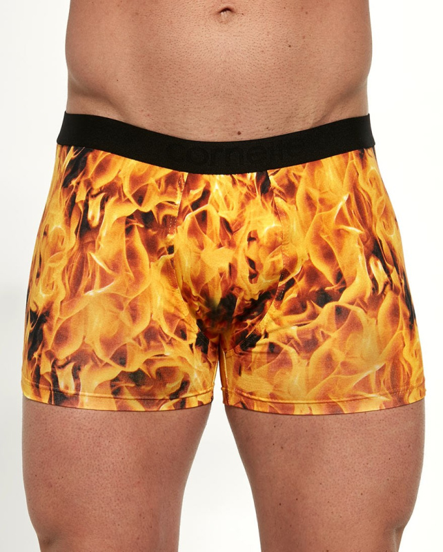 Boxerky Cornette High Emotion 508/128 Barva: Oranžová, Velikost: 2XL