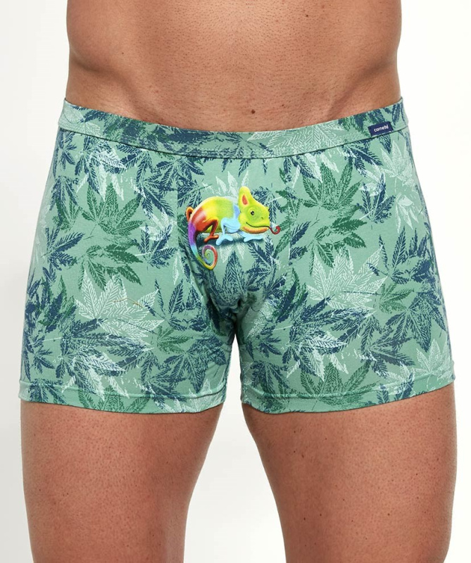 Boxerky Cornette Tattoo 280/206 Chameleon Barva: Zelená, Velikost: XL