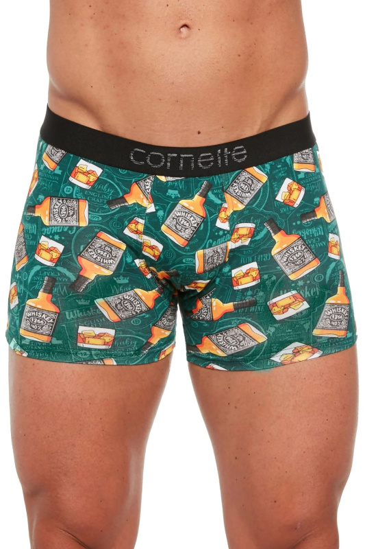 Pánské boxerky 508/138 High emotion - CORNETTE zelená XXL