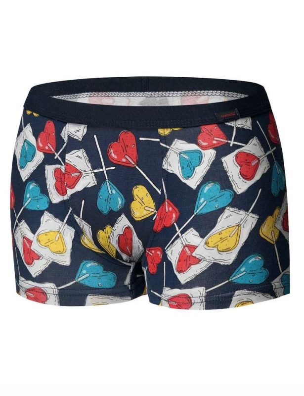 Boxerky Cornette Tattoo 280/220 Lollipop Barva: Modrá, Velikost: XL