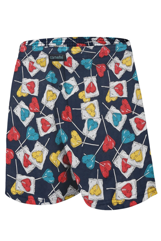 Cornette Valentine's Lollipop 2 001/138 barva:jeans/red M