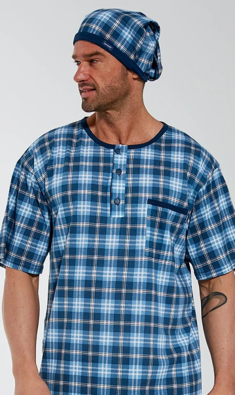 Pánské tričko Cornette 109/13 625010 kr/r M-2XL tmavě modrá M