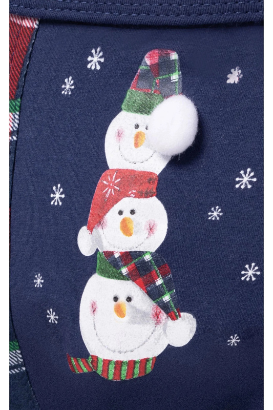 Pánské boxerky 007/71 Snowman 3 - CORNETTE tmavě modrá L