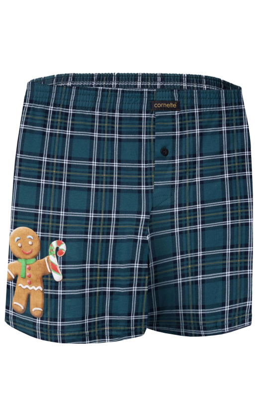 Pánské trenýrky 015/14 Cookie 6 - CORNETTE zelená XXL
