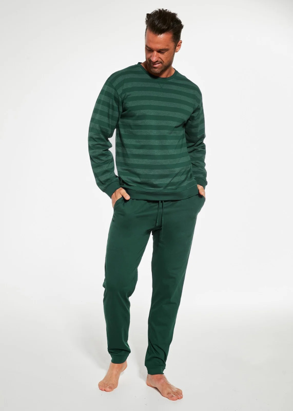 Cornette pyžamo 117/259 Loose 12 long/r S-2XL pánské zelená M