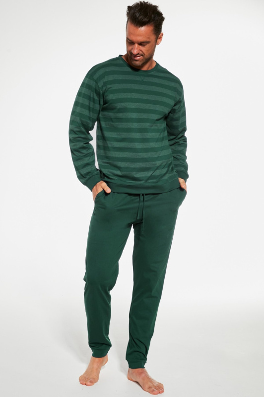 Cornette pyžamo 117/259 Loose 12 long/r S-2XL pánské zelená M