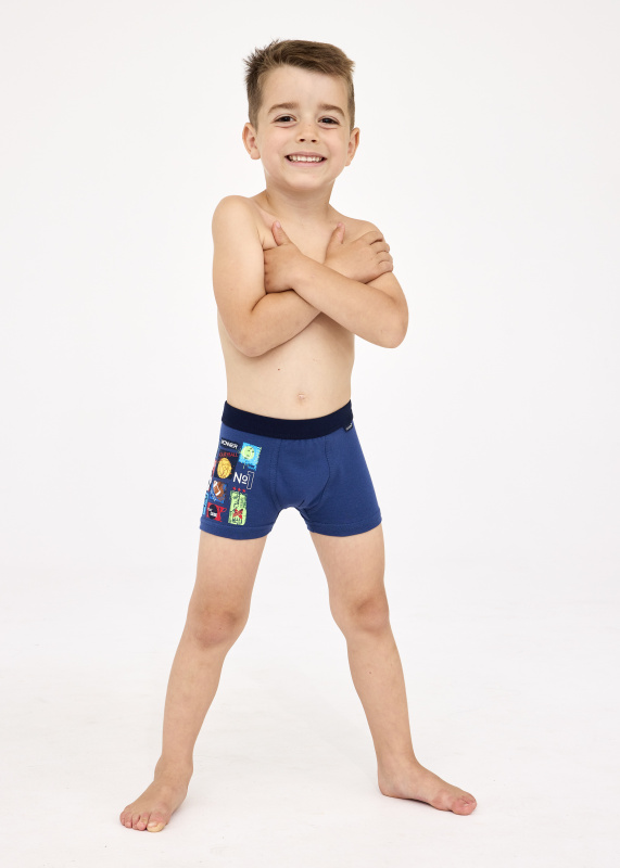 Chlapecké boxerky Cornette 701/139 "Winner" Kids Barva: Modrá - tmavě, Velikost: 86-92