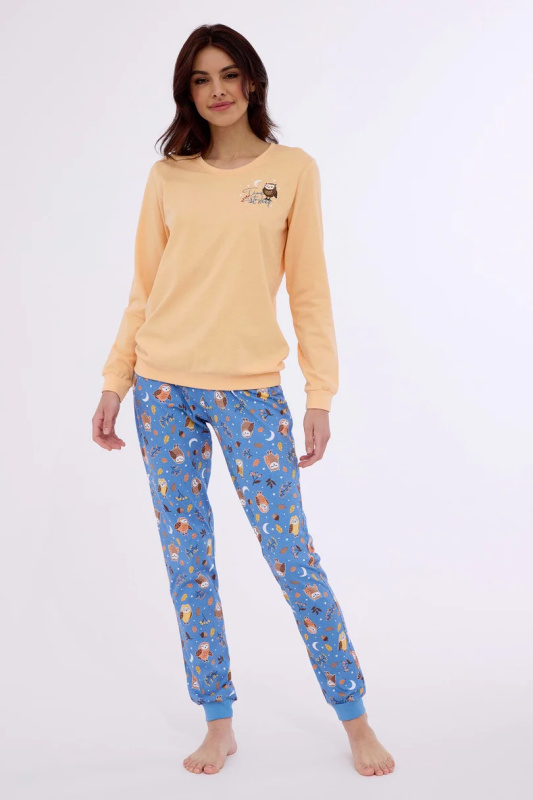 Dámské pyžamo DR 467/373 OWLS oranžová XXL