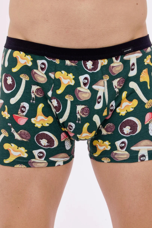 Boxerky Cornette Tattoo 280/237 Fungi Barva: Zelená, Velikost: L