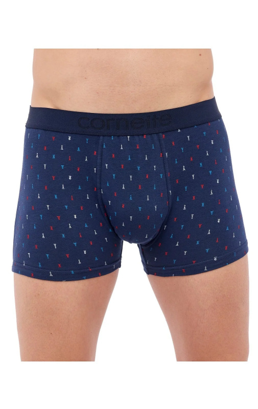 Boxerky Cornette High Emotion 508/148 Barva: Modrá - tmavě, Velikost: M