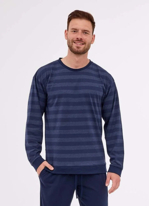 Cornette pyžamo 117/279 dlouhé/r volné 14 S-2XL tmavě modrá S