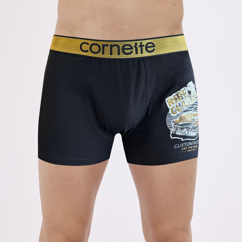 Boxerky Cornette Tattoo 280/239 "Ride the classic" Barva: Černá, Velikost: XL