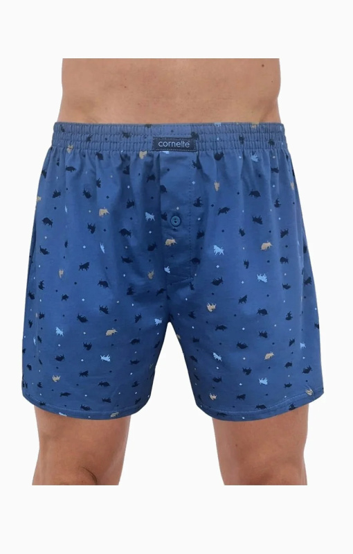 Trenýrky Cornette comfort 002/302 Barva: Modrá - tmavě, Velikost: 3XL