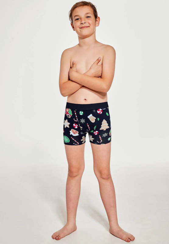 Chlapecké boxerky Cornette Kids Boy 701/145 Candy 3 86-128 námořnictvo 122-128