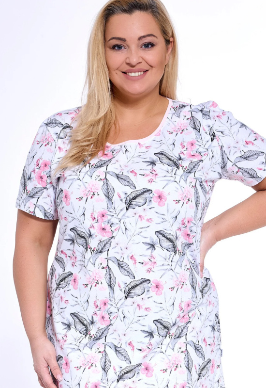 Košile Cornette 799/314 Vivian 2 kr/r 3XL-5XL růžová 3XL
