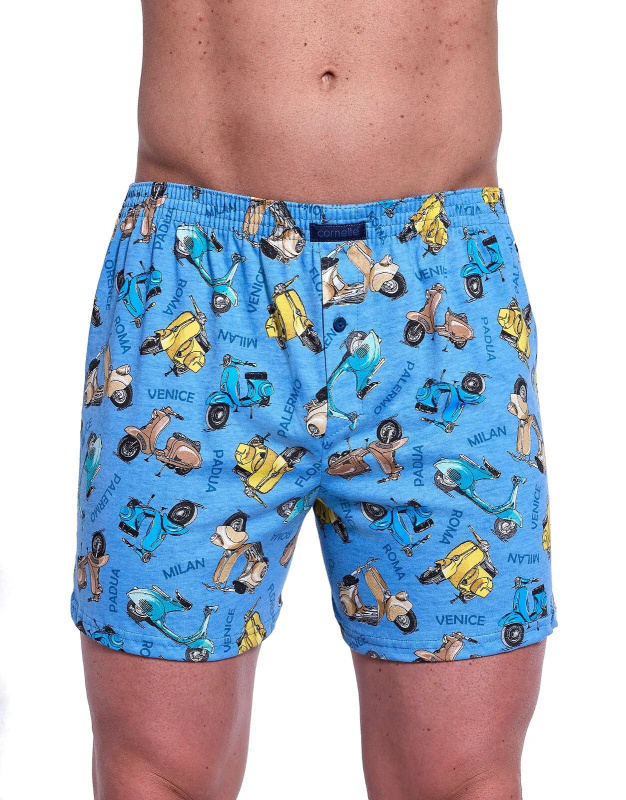 Boxerky Cornette Classic 001/172 S-2XL modrá S