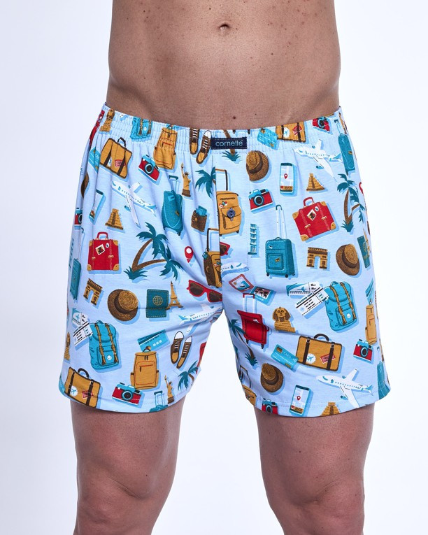 Trenýrky Cornette classic 001/169 Barva: Modrá - světle, Velikost: 3XL