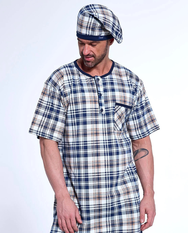 Pánské tričko Cornette 109/30 M-2XL tmavě modrá XXL