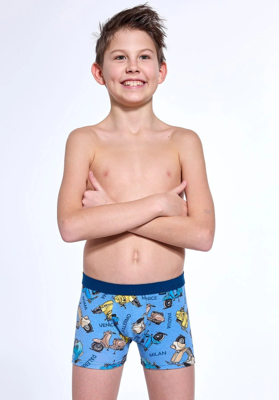 Chlapecké boxerky Cornette 700/148 "Scooter" Young Barva: Modrá, Velikost: 158-164