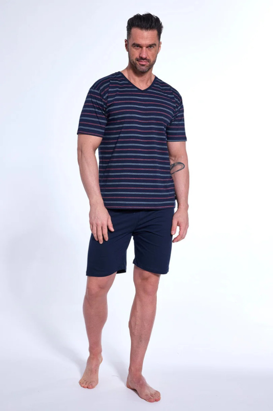 PÁNSKÉ PYŽAMO KR 330 BIG W/25 džínovina 3XL
