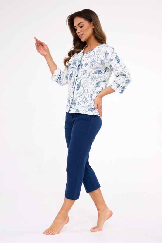 DÁMSKÉ PYŽAMO DR 162/446 KRISTIN 2 ECRU XXL
