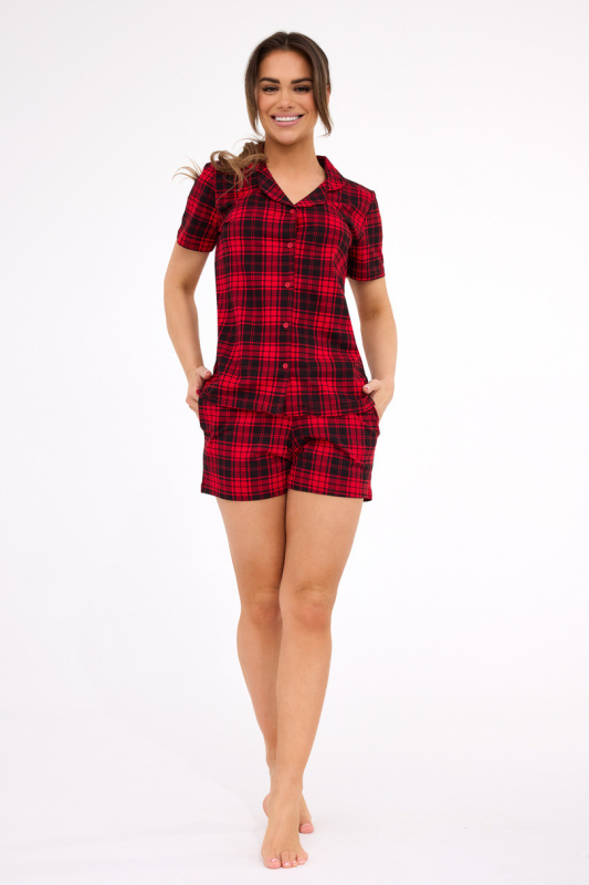DÁMSKÉ PYŽAMO KR 346/424 TRACY 2 červená M