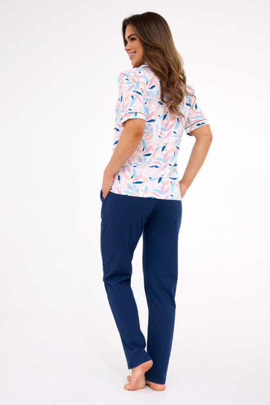 DÁMSKÉ PYŽAMO KR 696/453 ANETTE růžová XL
