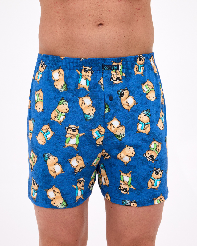 Boxerky Cornette Classic 001/178 S-2XL džínovina XXL