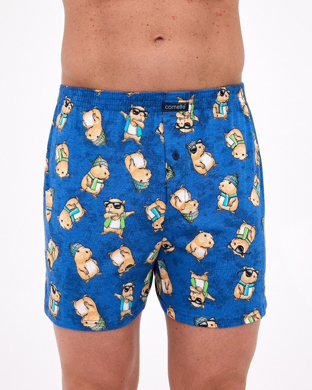 Boxerky Cornette Classic 011/178 3XL-5XL džínovina 5XL