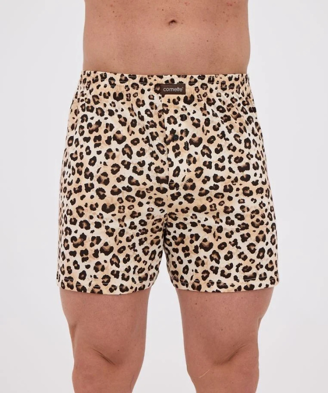 Boxerky Cornette Classic 001/181 S-2XL hnědá S