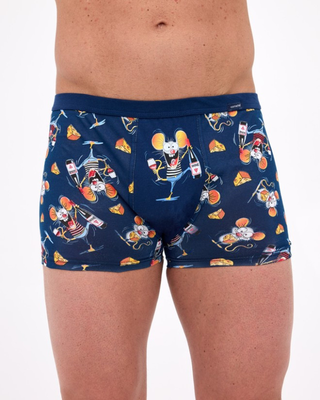 BOXERSKÉ TETOVÁNÍ J/25 Půlnoční modrá XL