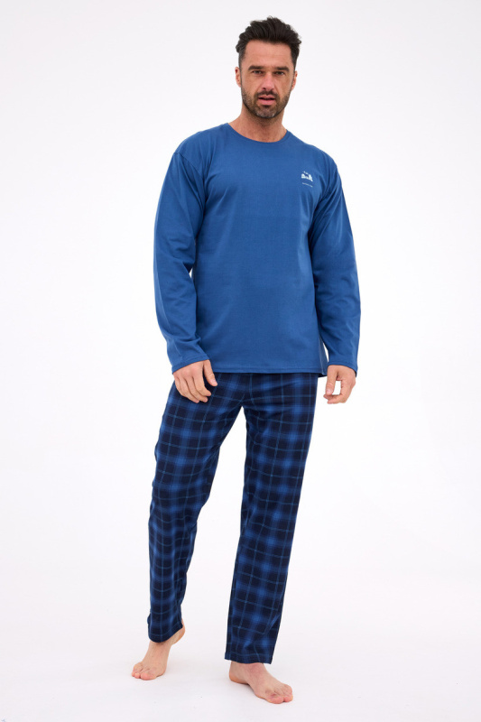PÁNSKÉ PYŽAMO DR 124/306 DENALI 2 BIG džínovina 5XL
