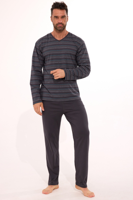 PÁNSKÉ PYŽAMO DR 139 J/25 GRAFIT L