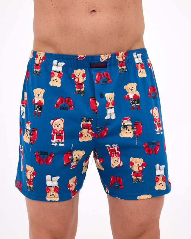 Boxerky Cornette Classic 001/179 S-2XL džínovina XXL