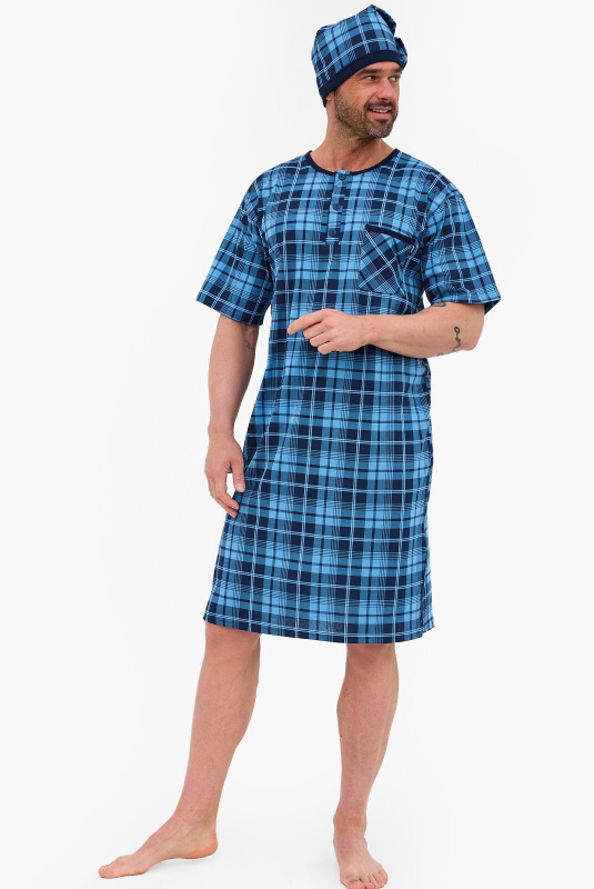 Pánské tričko Cornette 109/35 cr/r 3XL-5XL tmavě modrá 5XL