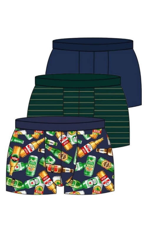 Boxerky Cornette 946/05 A'3 M-2XL směs barev L