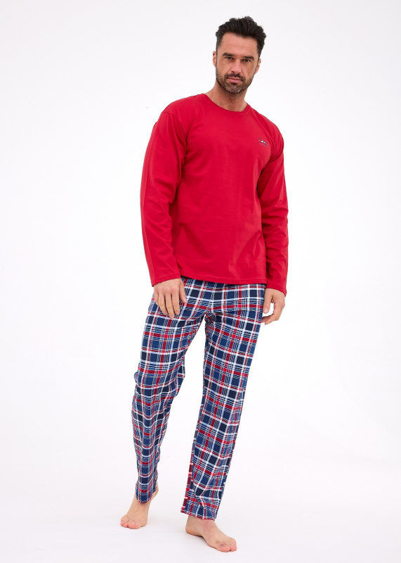 Pyžamo Cornette 124/312 Ready 3 l/r S-2XL kaštanové XXL