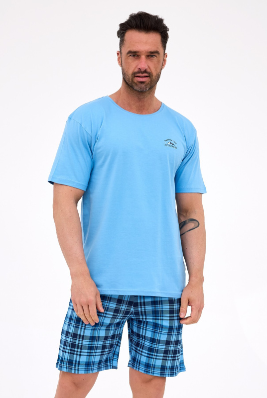 Pyžamo Cornette 326/311 Ready 2 kr/r M-2XL modrá S