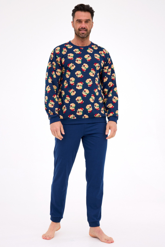 PÁNSKÉ PYŽAMO DR 457/293 TEDDY 6 GRANÁT XL