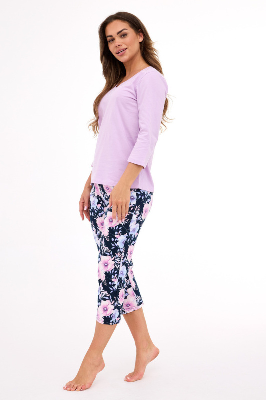 DÁMSKÉ PYŽAMO DR 389/463 NATALIE 2 LILA XL