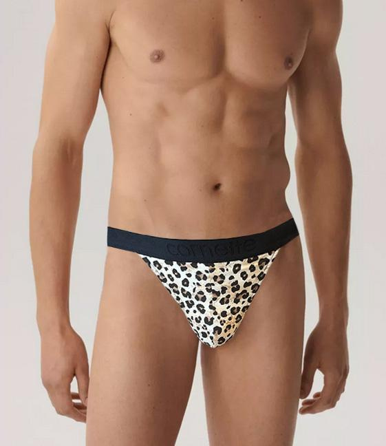 Pánské slipy Cornette Tanga High Emotion béžová XL