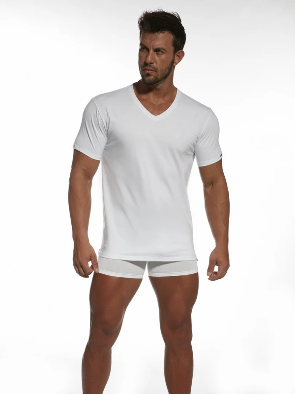 Pánské tričko AUTHENTIC 201NEW - CORNETTE béžová 2XL