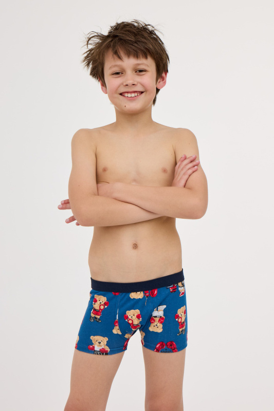 BOXERKY PRO MLÁDEŽ 700 J/25 džínovina 176
