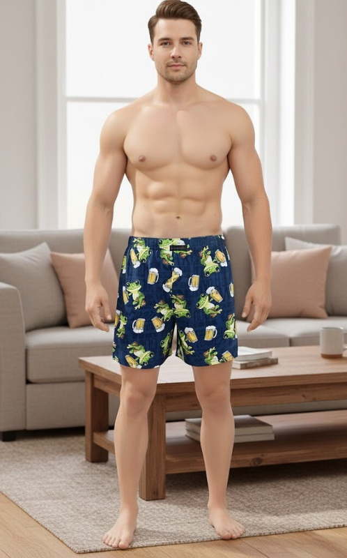 Trenýrky Cornette classic 001/183 Barva: Modrá, Velikost: 3XL