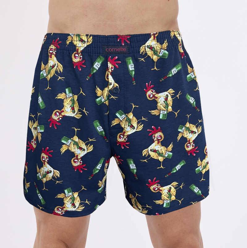 Trenýrky Cornette classic 001/186 Barva: Modrá, Velikost: 4XL