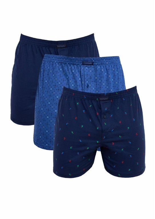 Trenýrky Cornette classic 435/01 3 pack Barva: Modrá - tmavě, Velikost: XL