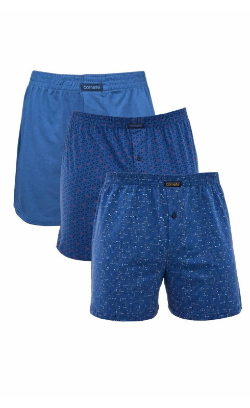 Trenýrky Cornette classic 435/02 3 pack Barva: Modrá - tmavě, Velikost: XL