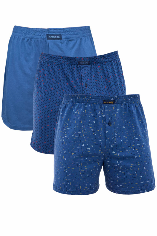 Trenýrky Cornette classic 435/02 3 pack Barva: Modrá - tmavě, Velikost: XL